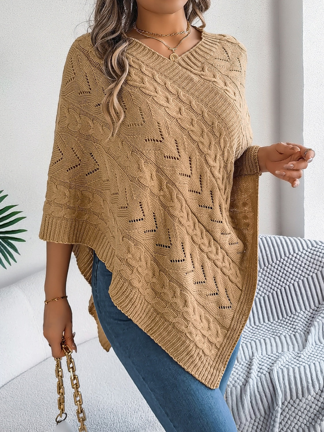 Three-Quarter Sleeve Sweater