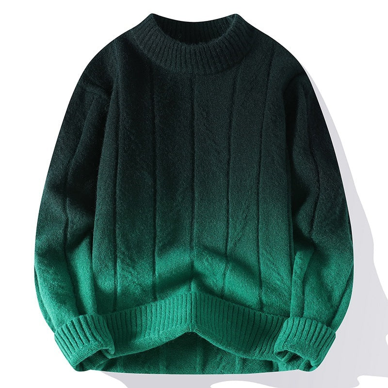 Sweater Gradient Fashion Men