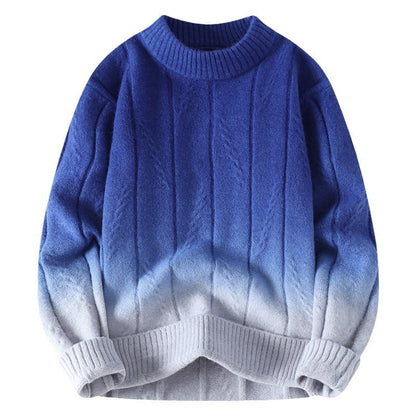 Sweater Gradient Fashion Men