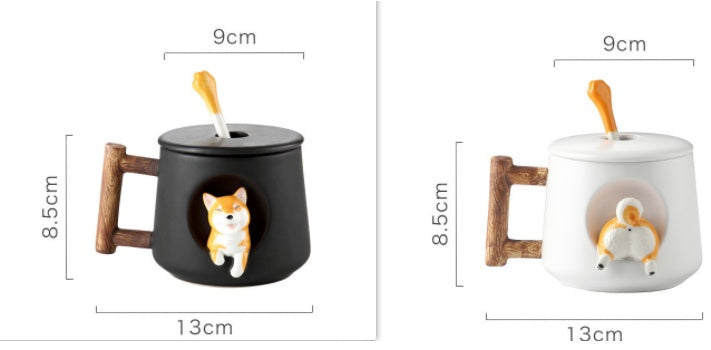 Lovers Shiba Inu Cup Corgi Ceramic Cup